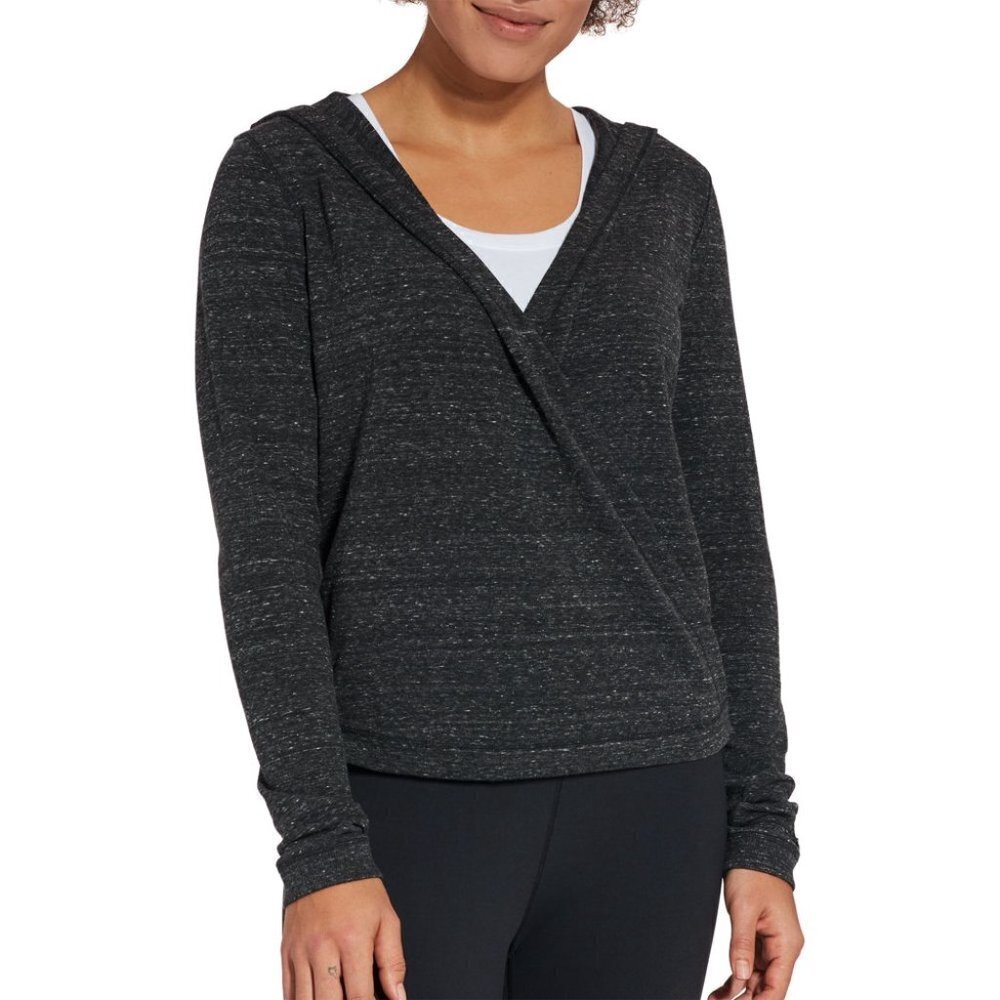 Calia by Carrie Underwood Effortless Wrap Hooded Cardigan Size XS Women'…